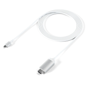 Satechi USB-C 4K 60 Hz HDMI-kabel - Anslut din USB-C enhet till en HDMI-skärm - Silver