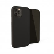 Pipetto Magnetic Leather Case för iPhone 12 mini - levereras med magnethållare - Svart