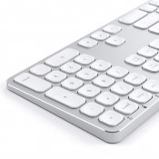 Satechi tangetbord med trådbunden USB anslutning - US Engelsk Layout - Silver