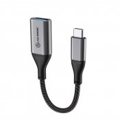 ALOGIC Ultra USB-C till USB-A adapter 15 cm - Rymdgrå