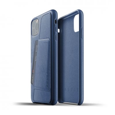 Mujjo Full Leather Wallet Case för iPhone 11 Pro Max - Tan