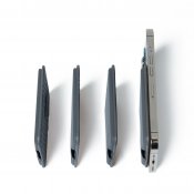 Mujjo Leather MagSafe Wallet - Basalt