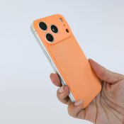 Süti Silikon PhoneBack för iPhone 17 Pro - Kosmisk orange