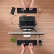 Satechi LX3 Slim USB-C tastatur - nordisk layout - Stellarsvart