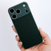 Süti NanoLeather PhoneBack for iPhone 18 Pro Max - Sicilian Olive