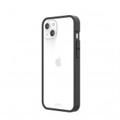 Pela Clear-etui for iPhone 13 - Svart