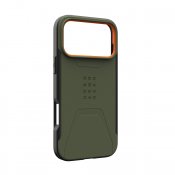 UAG Civilian Case til iPhone 17 Pro Max - Oliven/Orange