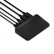 Brydge Stone Lite USB-C Multiport Hub - Dual 4K Display Docking Hub til Windows Bærbare computere - Sort