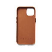 Mujjo Full Leather Wallet Case for iPhone 14 - Tan