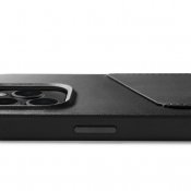 Mujjo Plånboksfodral i läder för iPhone 14 Pro - Svart