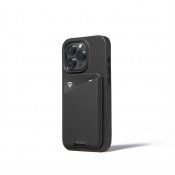 Mujjo MagSafe Leather Card Wallet - Black