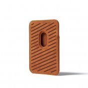 Mujjo MagSafe Leather Card Wallet - Tan