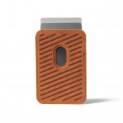 Mujjo MagSafe Leather Card Wallet - Tan