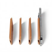 Mujjo MagSafe Leather Card Wallet - Tan