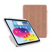 Pipetto iPad 10,9" (10. generasjon) Origami No3 Pencil-etui - Roségull