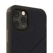 Pipetto origami Snap-fodral för iPhone 12 Pro Max - Mörkblå