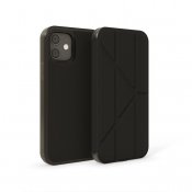 Pipetto Origami Folio Case for iPhone 12/12 Pro - Black
