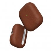 KeyBudz podSkinz Artisan-sarjan nahkakotelo AirPods Pro:lle - Luonnonruskea
