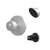 Just Mobile AluDisc Go Car Mount - Silver