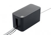 Bluelounge Cablebox Mini - Original from Bluelounge! Flame-resistant cord storage - Svart
