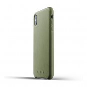 Mujjo Full Leather Case for iPhone XS Max - Olive