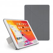 Pipetto iPad 10.2" 2019/2020 Origami case with TPU back - Grey