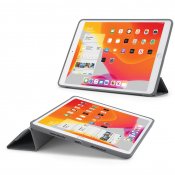 Pipetto iPad 10.2" 2019/2020 Origami kotelo TPU-selkäosalla - harmaa
