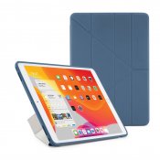 Pipetto iPad 10.2" 2019/2020 Origami kotelo TPU-selkäosalla - harmaa