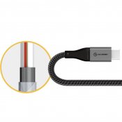 ALOGIC Ultra USB-C til USB-C Kabel 5A/480 Mbps 30 cm - Space grey