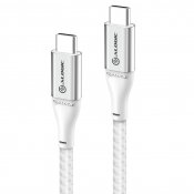 ALOGIC Ultra USB-C till USB-C kabel 5A/480Mbps  1,5 m - Silver