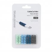 Bluelounge CableCoil Mini - 9-pak - Ombre Blue