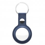 Keybudz nyckelring i läder för AirTag - Blå