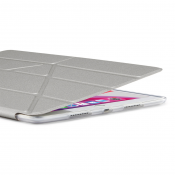 Pipetto iPad 10.2" Metallic Origami kotelo TPU takana - Rose Gold