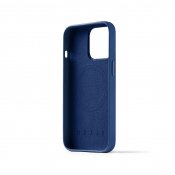 Mujjo Full Leather Case with MagSafe for iPhone 14 Pro - Monaco Blue