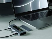 Satechi USB-C Hybrid Multiport Adapter - Space grey
