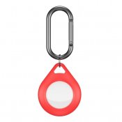 KeyBudz säker dockningsstation för AirTag - Röd