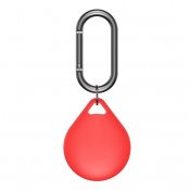 KeyBudz säker dockningsstation för AirTag - Röd