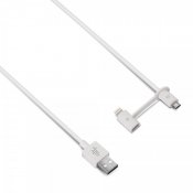 Usbepower DUO-kabel - Hvid