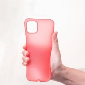 Baseus silikonetui for iPhone 11 - Rosa