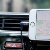 Moshi Lightning USB-kaapeli 90 asteen liittimellä 1.5m - Musta