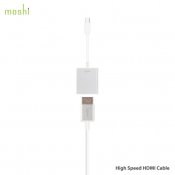 Moshi høyhastighets HDMI-kabel 2 m - Hvit