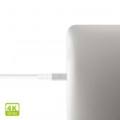 Moshi Mini DisplayPort to DisplayPort -kaapeli 1,5 m - Valkoinen