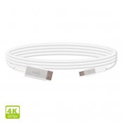 Moshi Mini DisplayPort to DisplayPort -kaapeli 1,5 m - Valkoinen