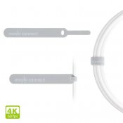 Moshi Mini DisplayPort to DisplayPort -kaapeli 1,5 m - Valkoinen