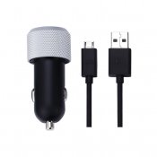 Just Mobile jM Highway Max med mikro-USB-kabel - Sort