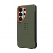 UAG Civilian Case with Magnet for Samsung Galaxy S26 Ultra - Olive Drab/Orange