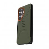 UAG Civilian Cover med magnet til Samsung Galaxy S26 Ultra - Olivenfarvet/Orange