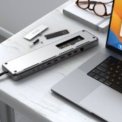 Satechi USB-C Dual Dock Stand - Rumgrå