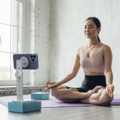 Just Mobile aluDisc™ Pro iPhone-teline (MagSafe-versio) - Hopea