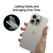 Just Mobile TENC™ [Slim Fit] for iPhone 15 Pro Max - Crystal